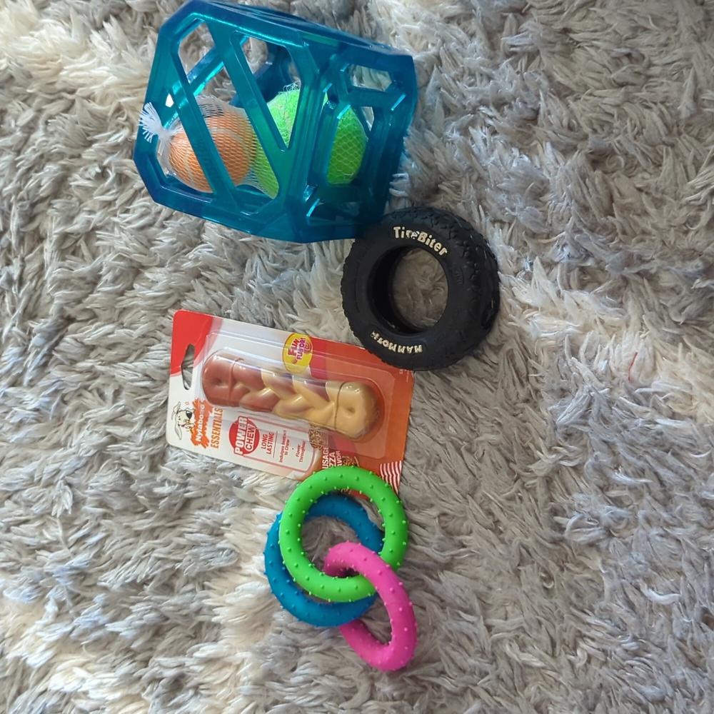Doggie toys new condition not used